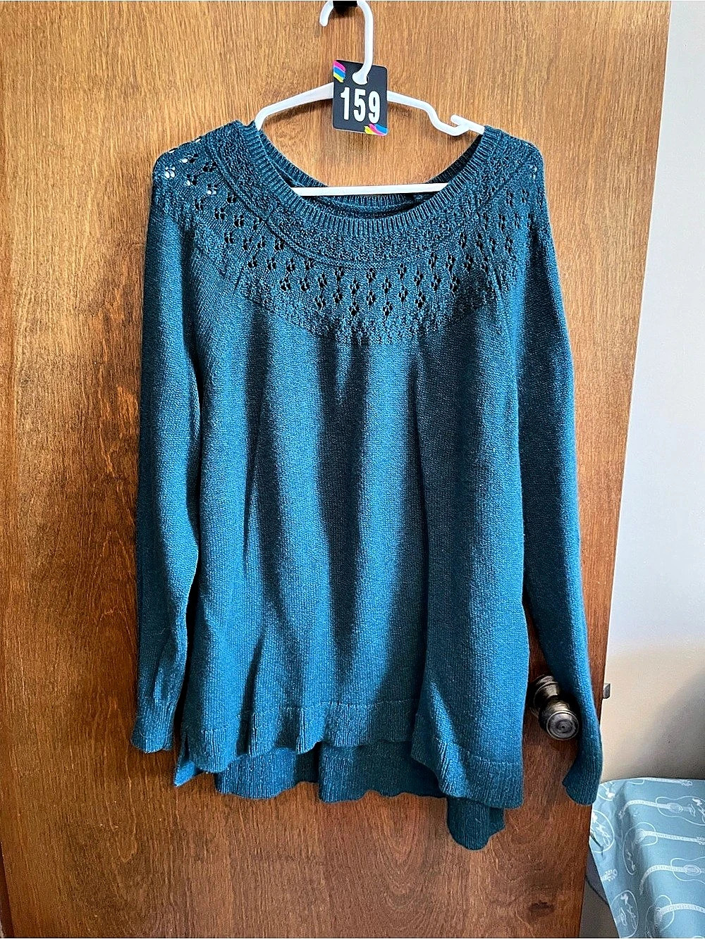 Sonoma Women's Knit Sweater Blue XL Like New